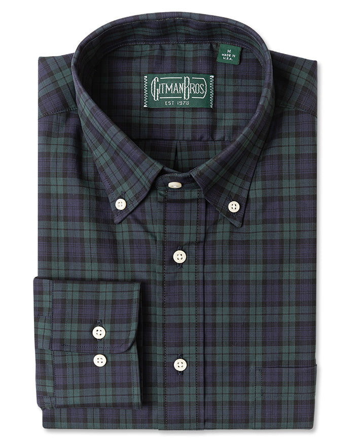 Black watch tartan shirt cheap