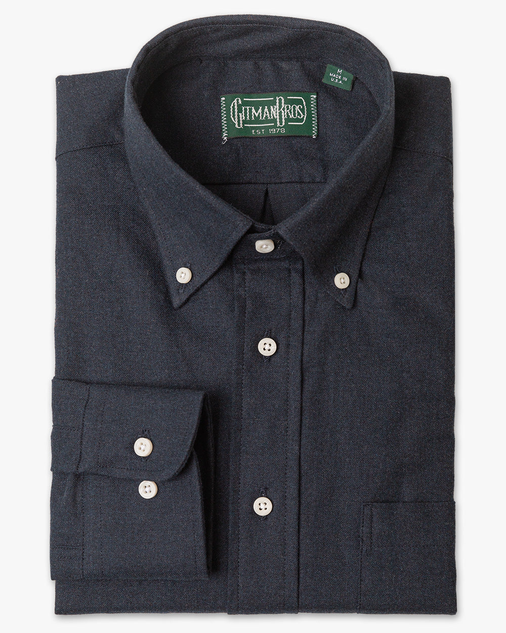 Navy Brushed Twill