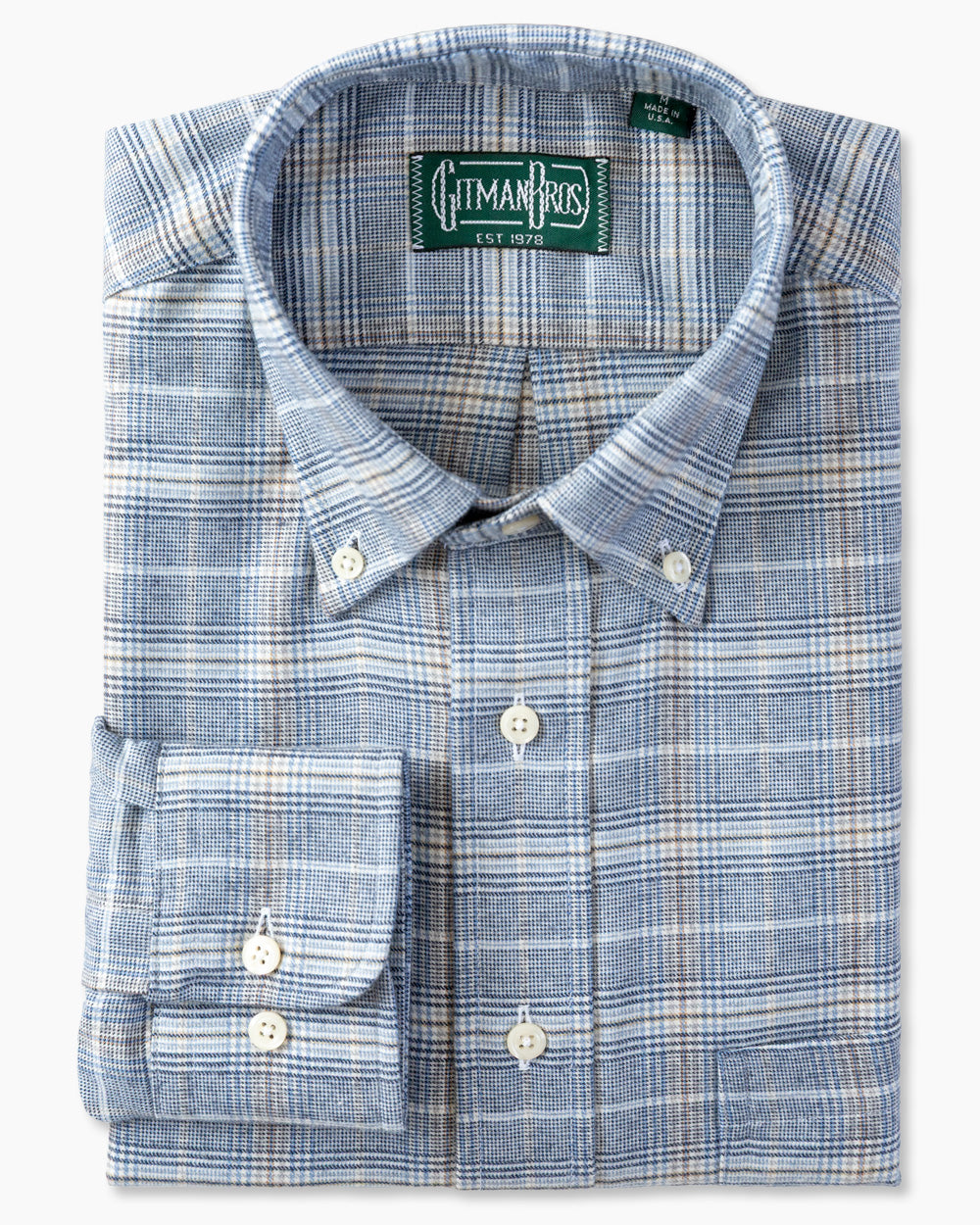 Blue Cashmere Houndstooth