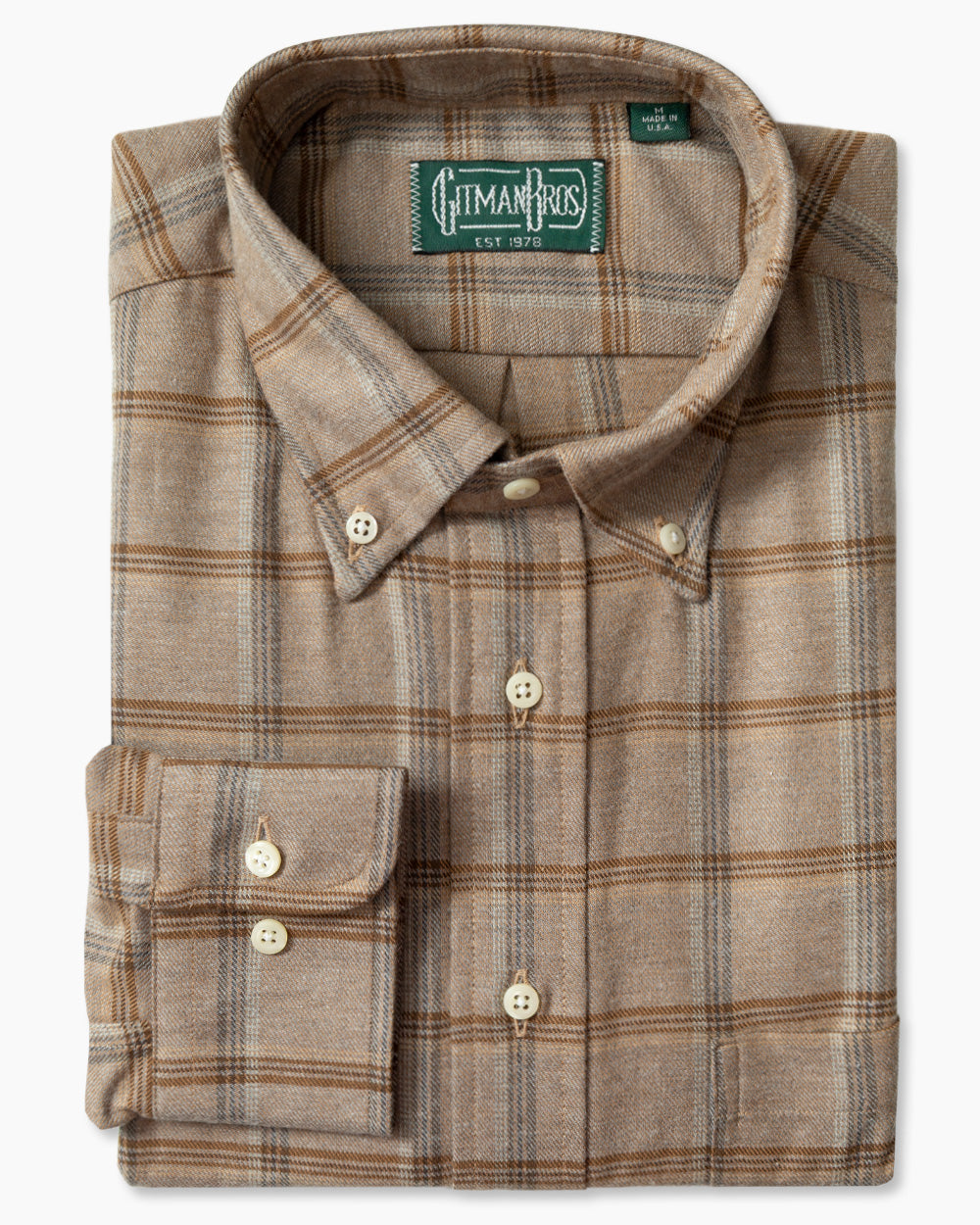 Tan Plaid Flannel