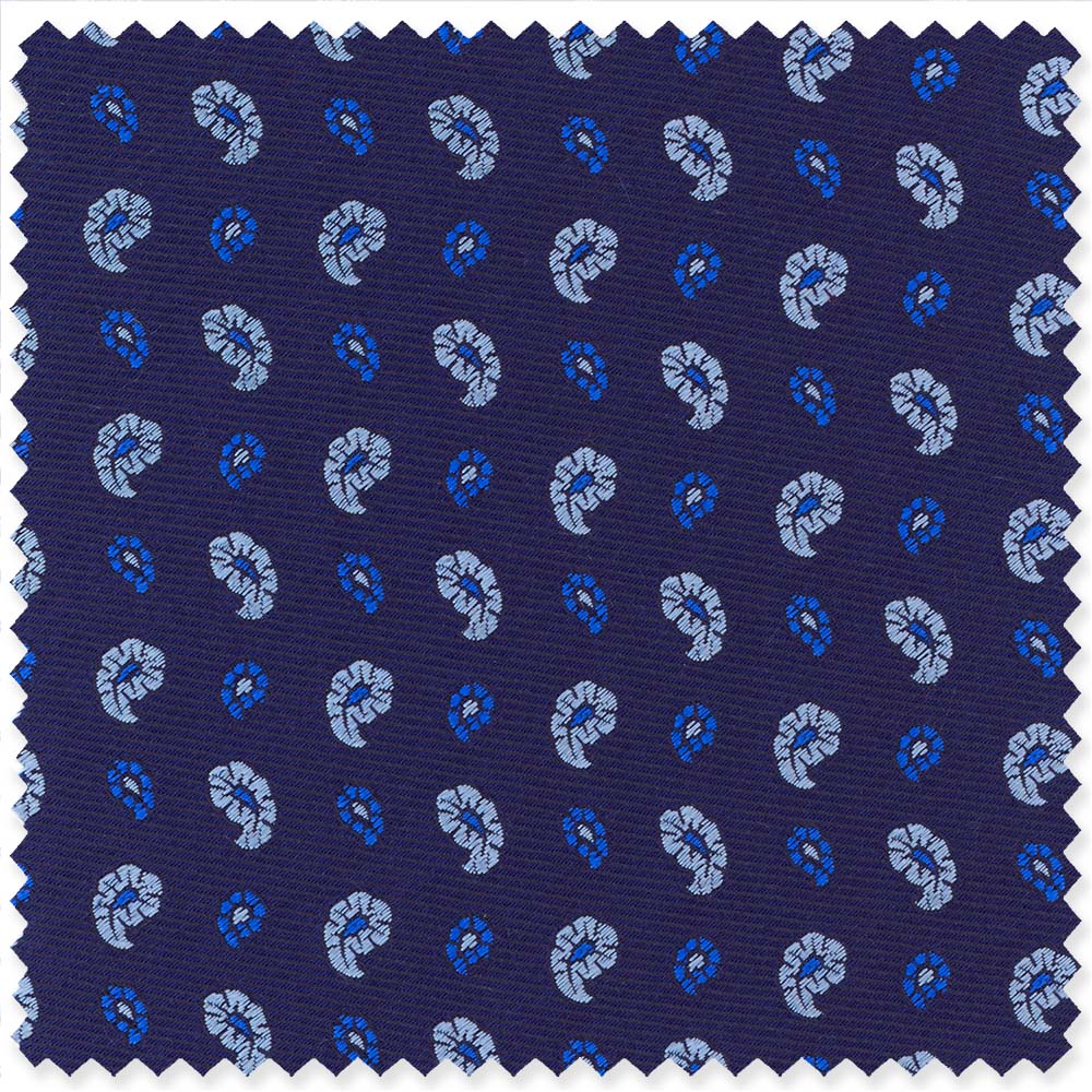 Navy Neat Paisley