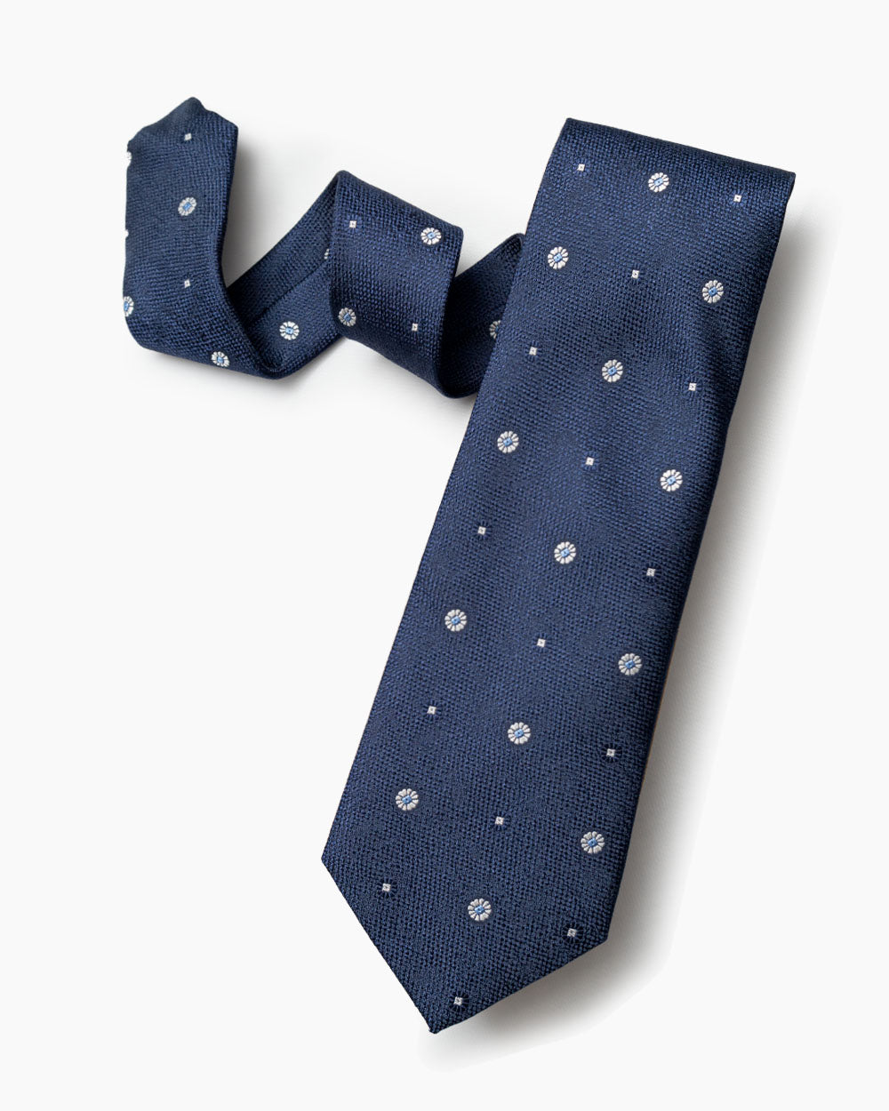 Blue Floral Neat Tie