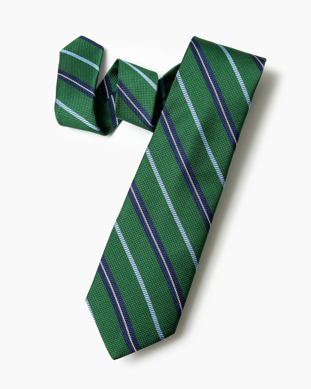 Green University Stripe Tie