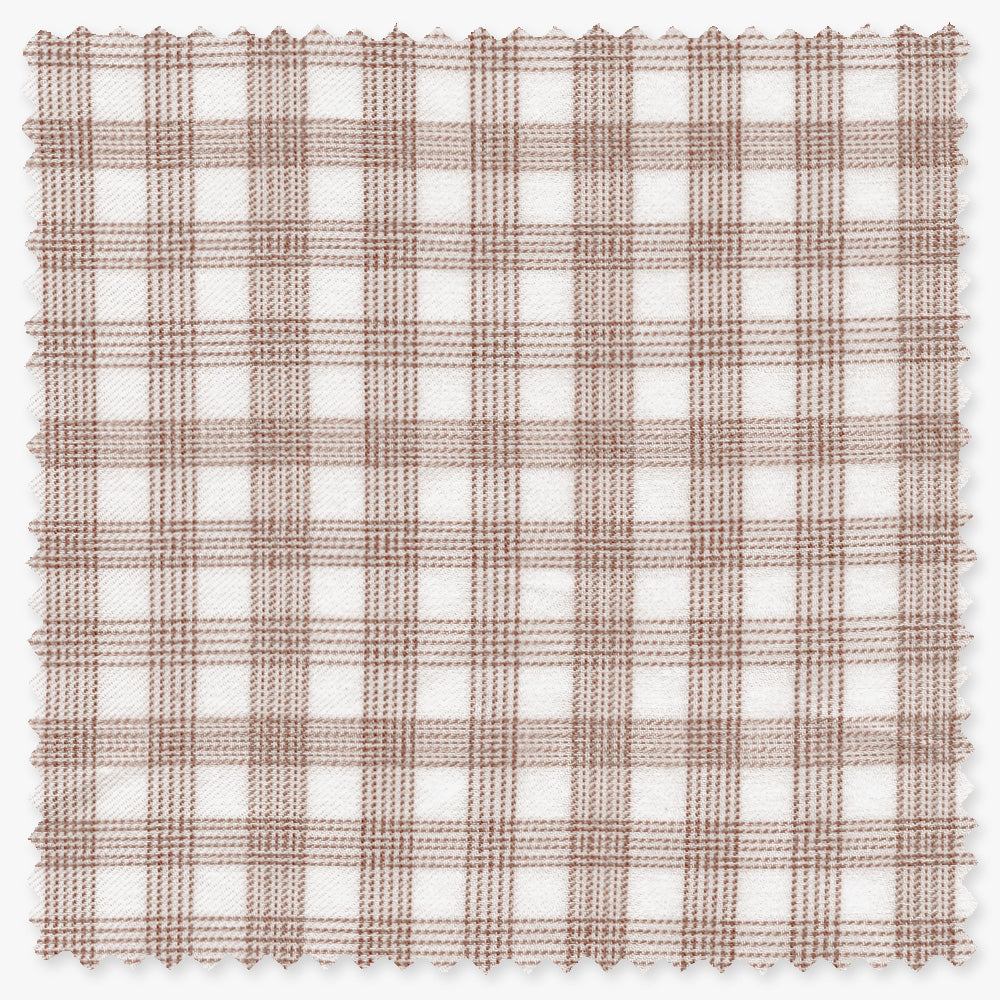 Fine Brown Check