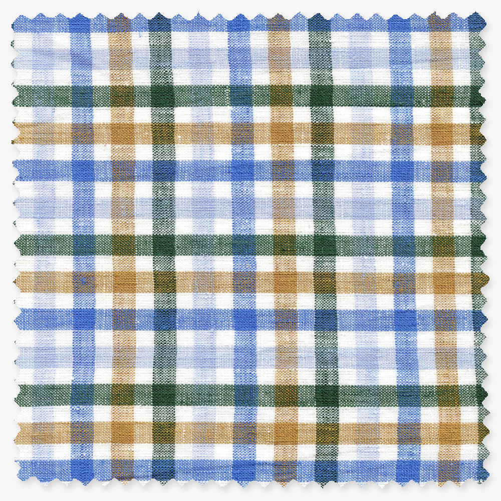 Multi Gingham Cotton/Linen