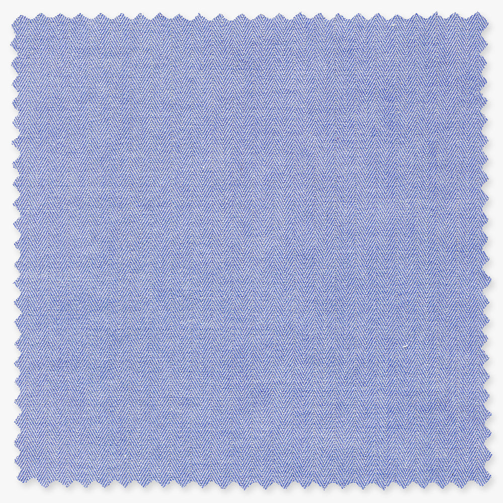 Blue Micro Herringbone