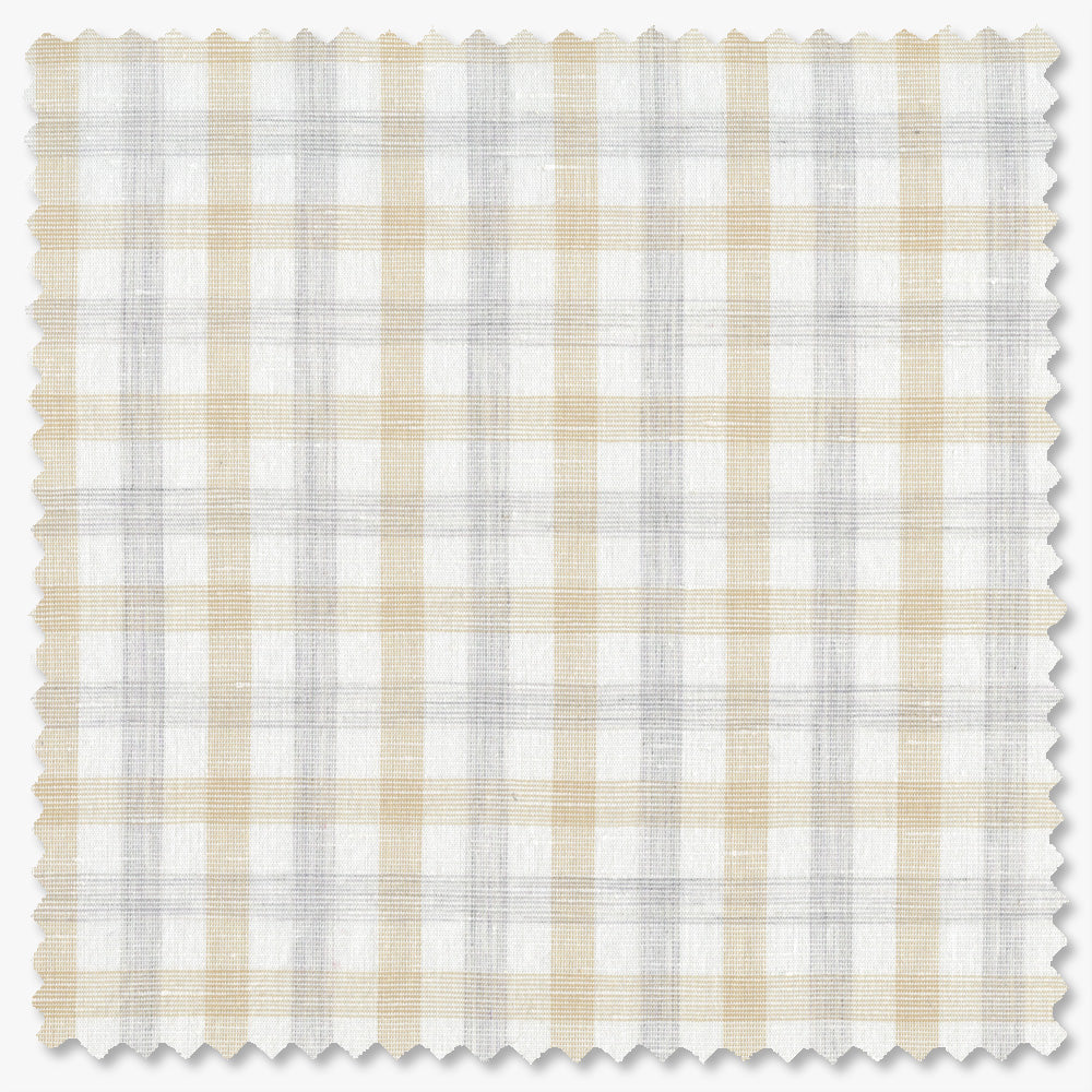 Tan Monti Plaid Linen