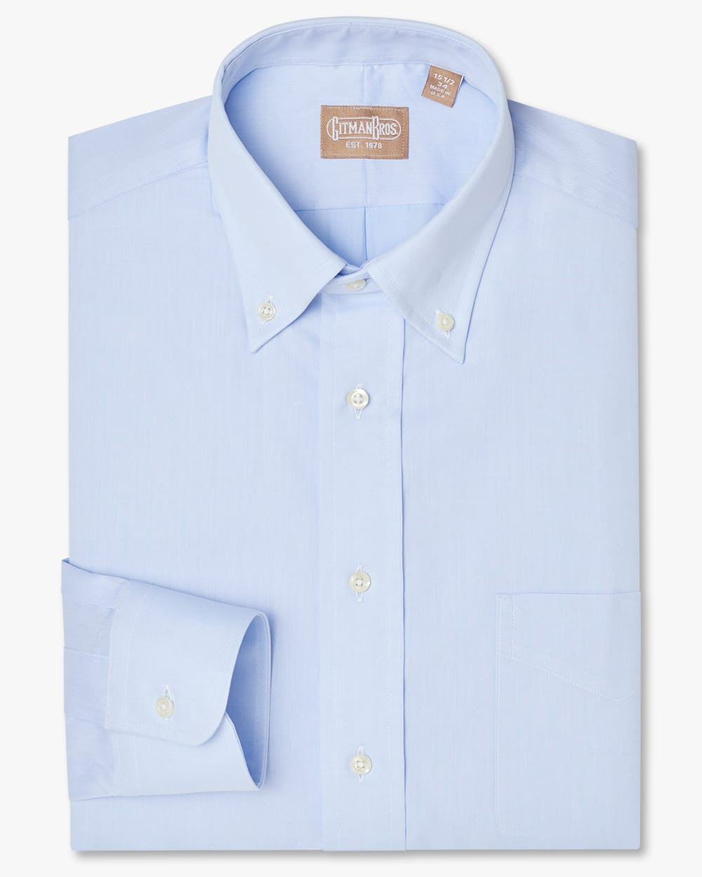 Button Down Mini Twill Blue - Tailored
