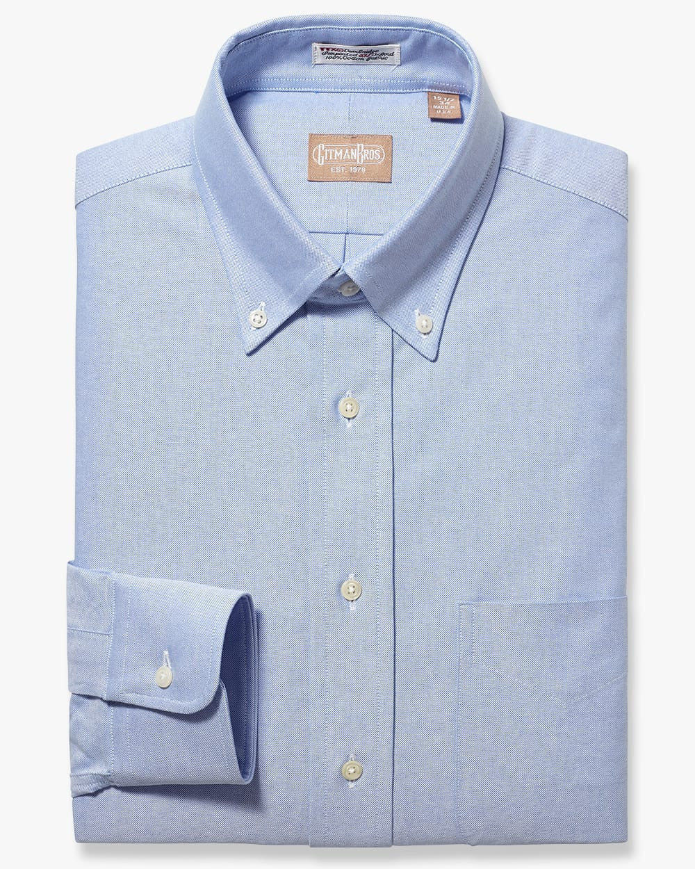Button Down Oxford Blue - Classic