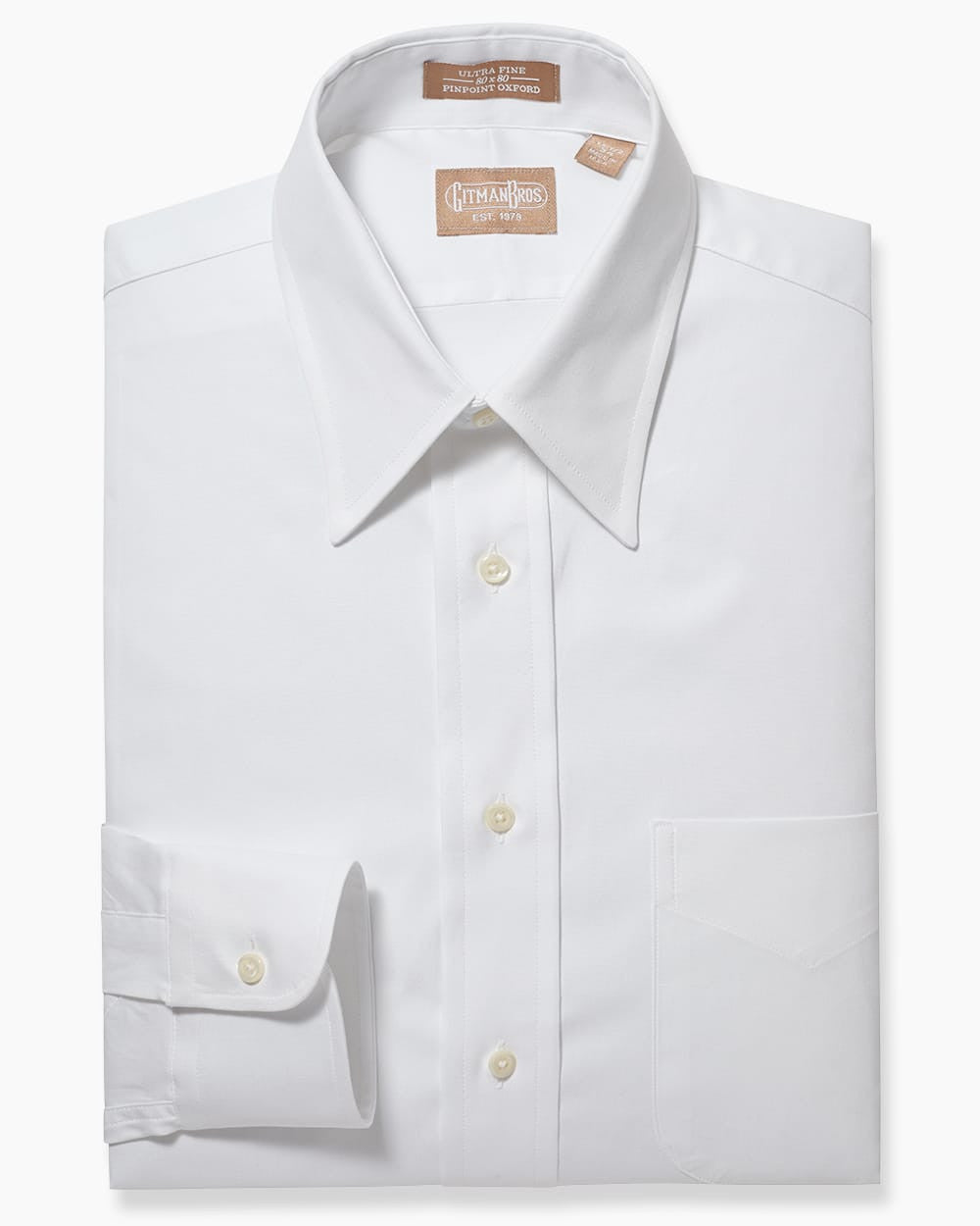 Point Collar Pinpoint White - Classic