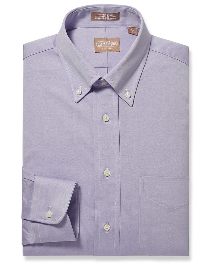 Gitman Bros. Button Down Pinpoint Lavender Dress Shirt Gitman Bros. Button Down Pinpoint Lavender Dress Shirt