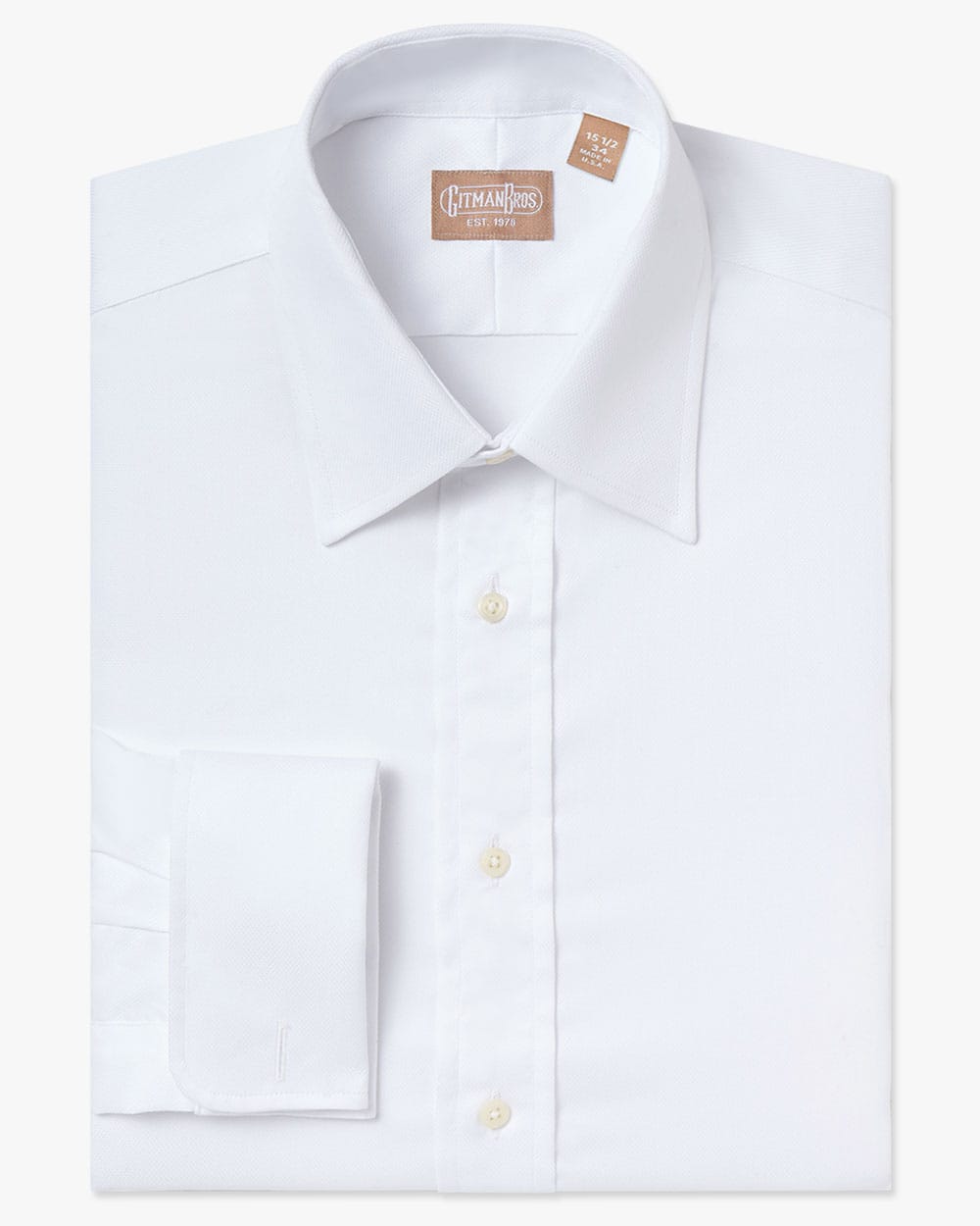 Broadcloth Pique Tuxedo Shirt - Tailored