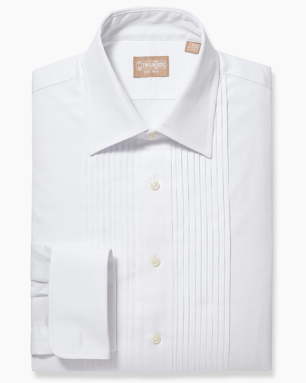 Ten Pleat Tuxedo Shirt - Tailored