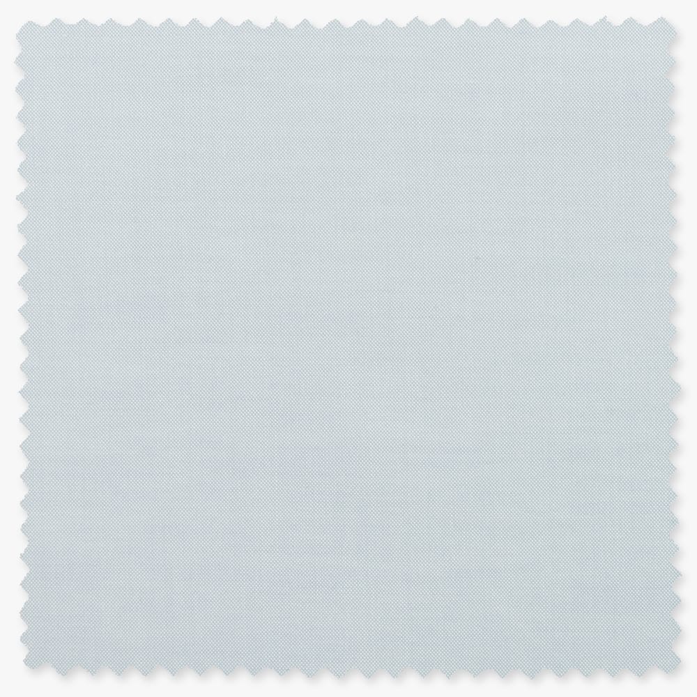 fabric swatch of solid colored light grey pinpoint oxford fabric