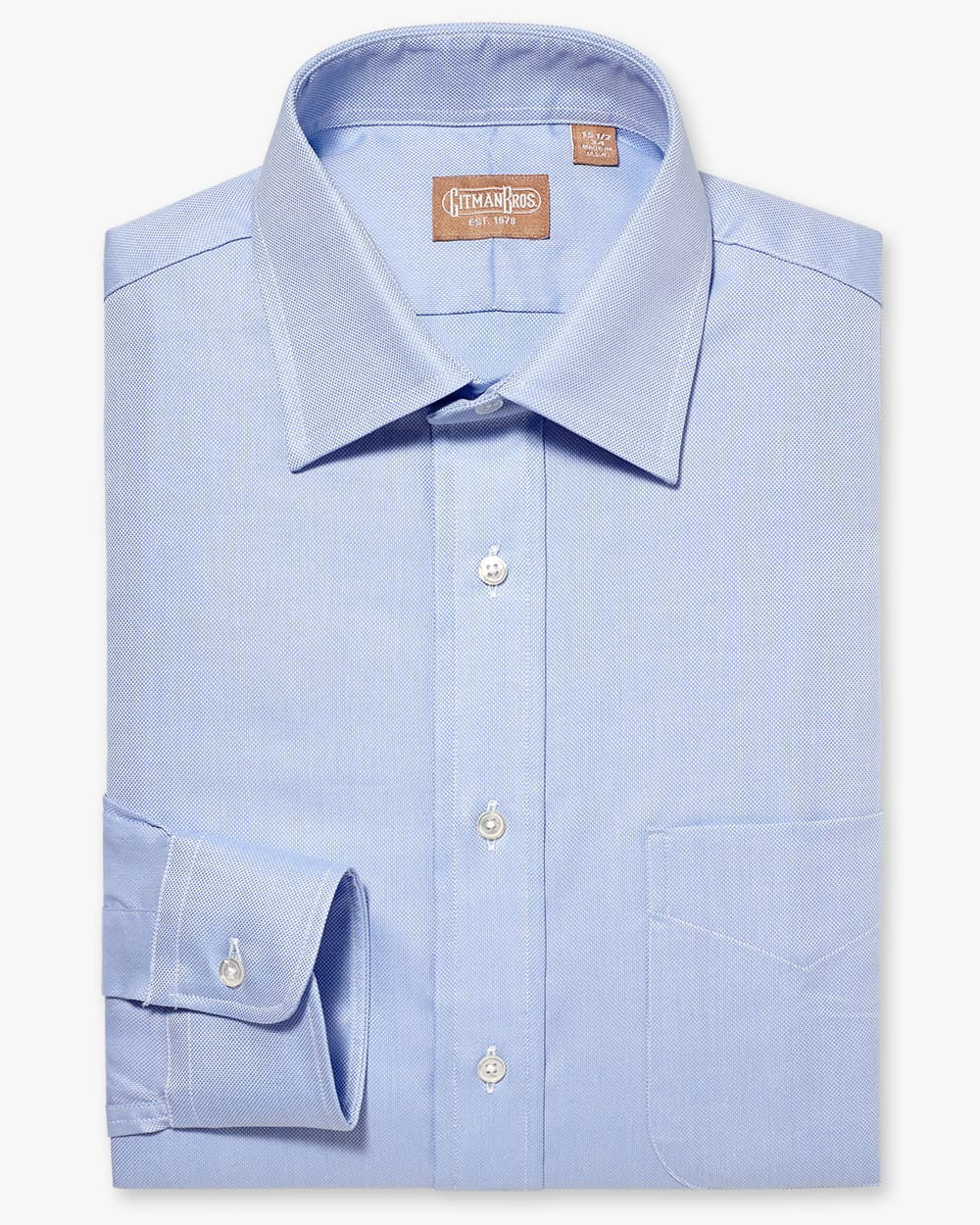 Medium Spread Royal Oxford Blue - Tailored