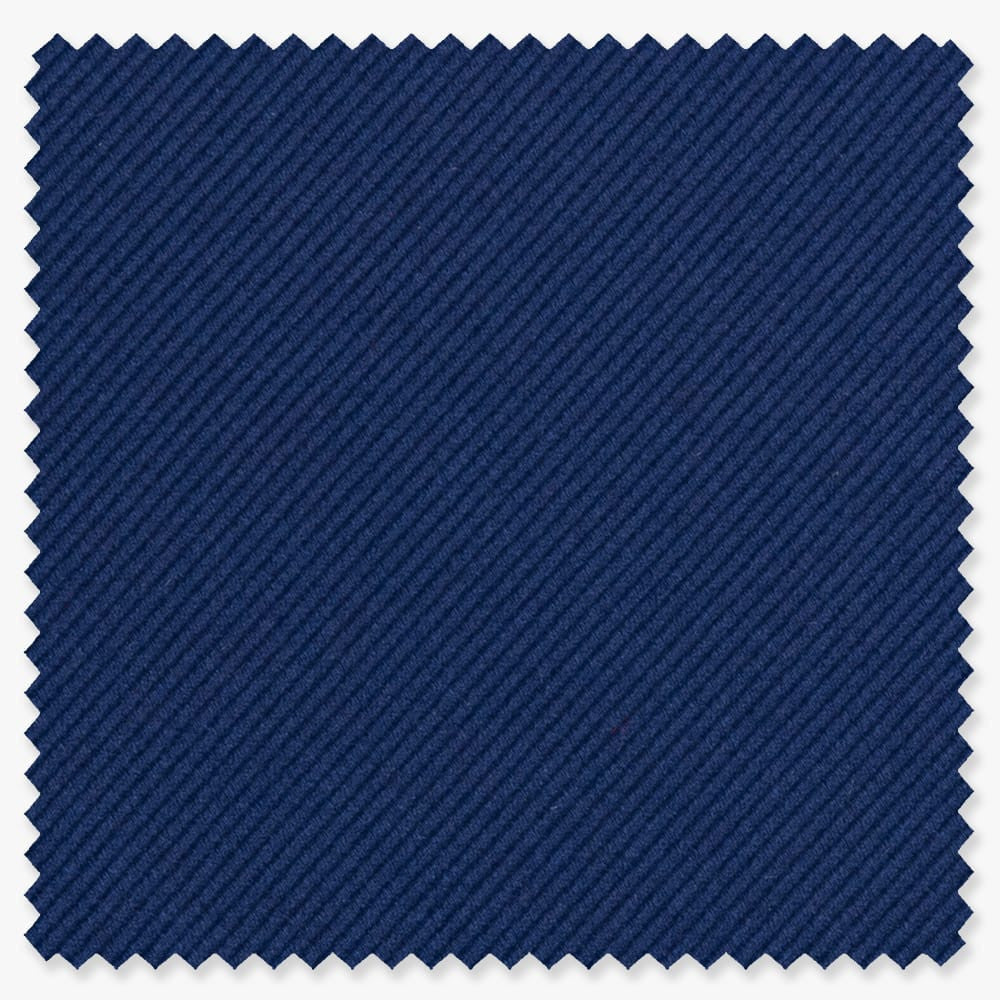 Swatch of navy twill tie fabric