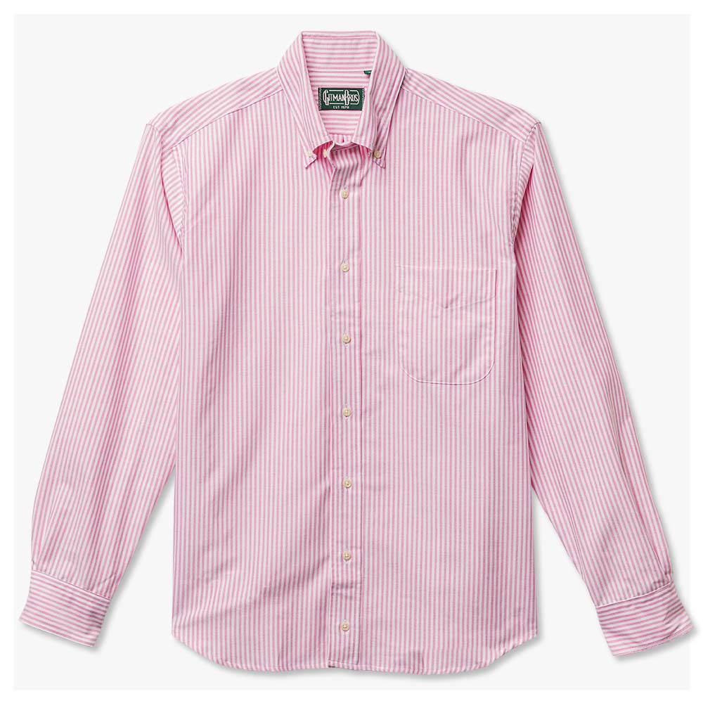 Pink Stripe Spring Oxford Weekend Shirt