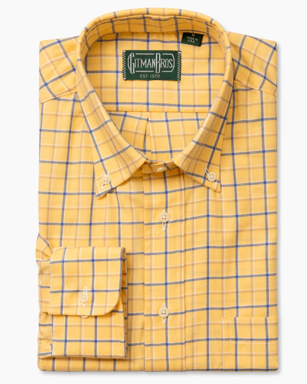 Yellow Chambray Windowpane