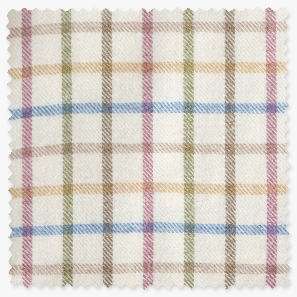 Tan Cashmere Tattersall