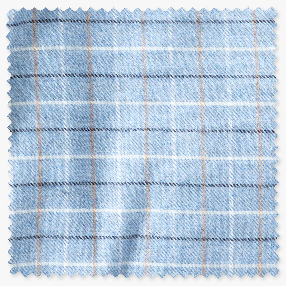 Blue Cashmere Check