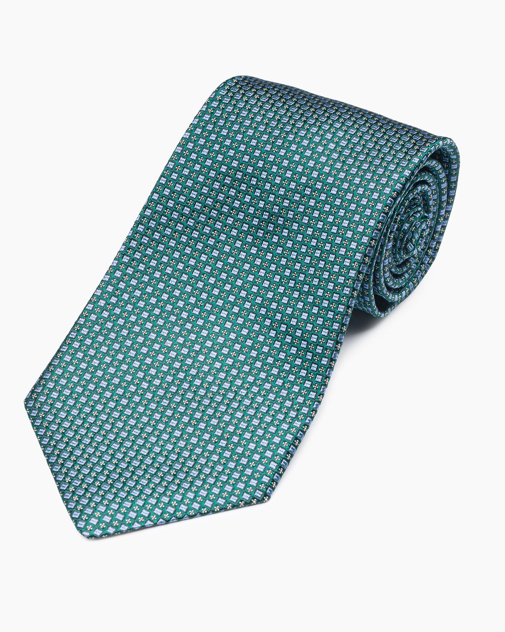 Green Micro Neat Tie