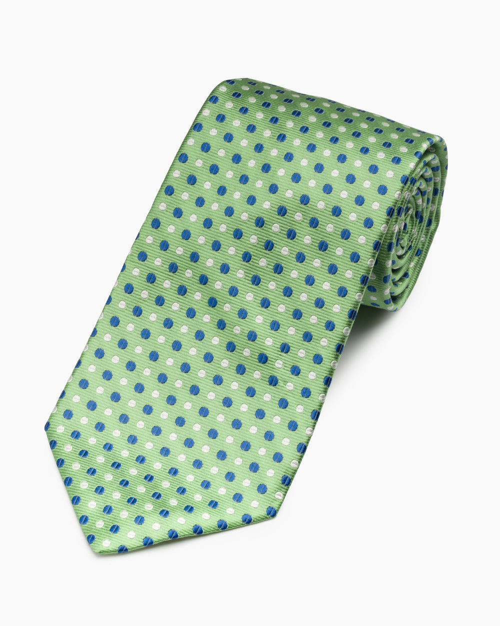 Green Neat Dotted Tie