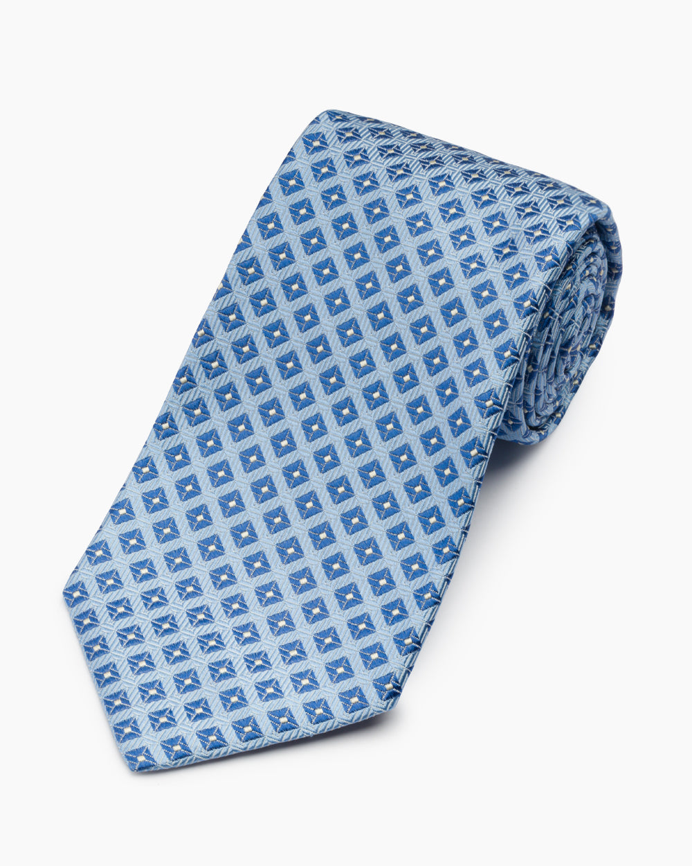 Blue Woven Neat Tie