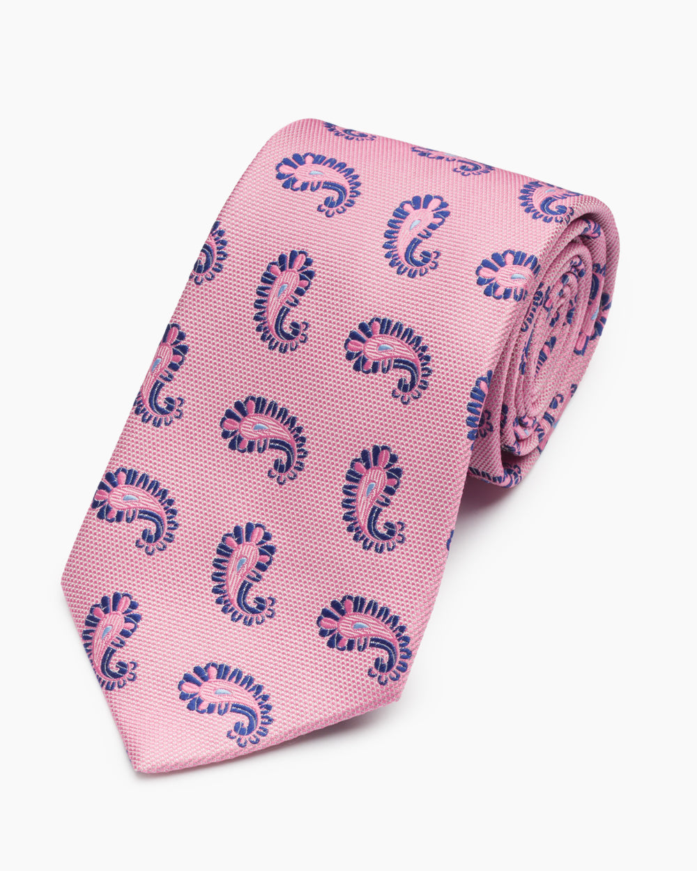 Pink Neat Paisley Tie