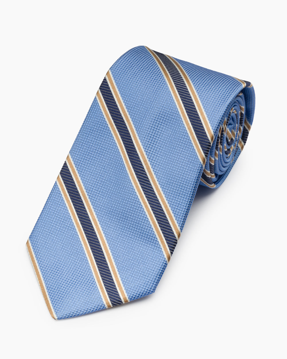 Blue University Stripe Tie