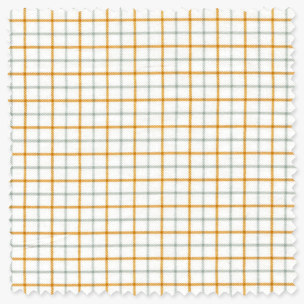 Orange Twill Tattersall