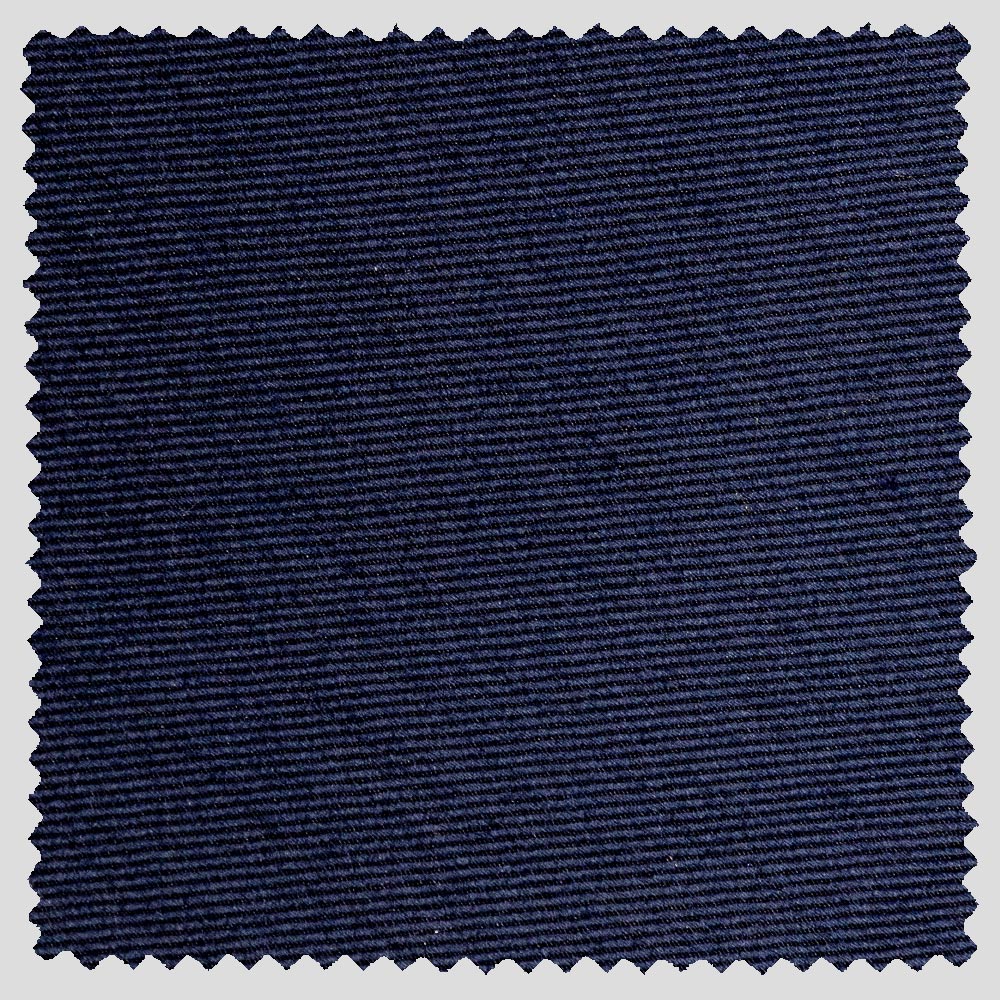 Navy Wool Silk Blend