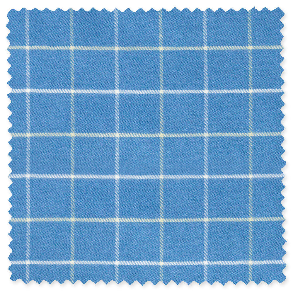 Getzner Azure Check Flannel