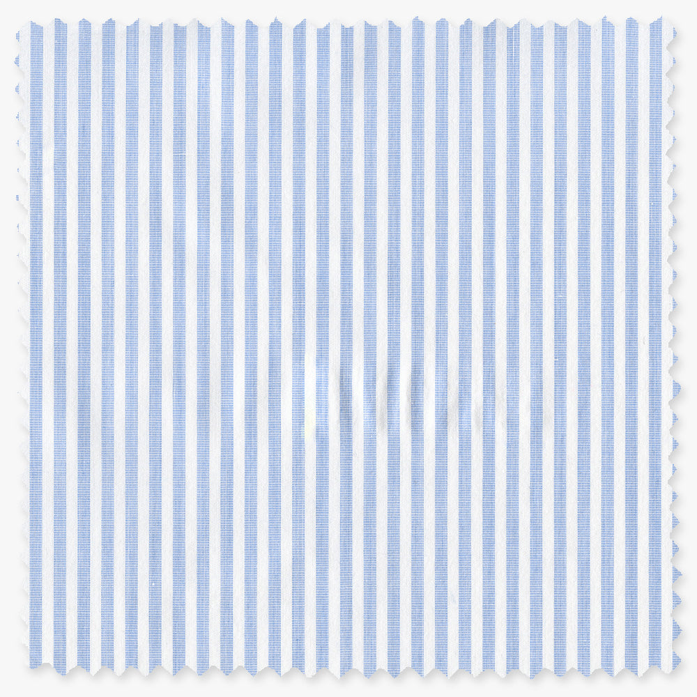 Blue Italian Striped End-On-End