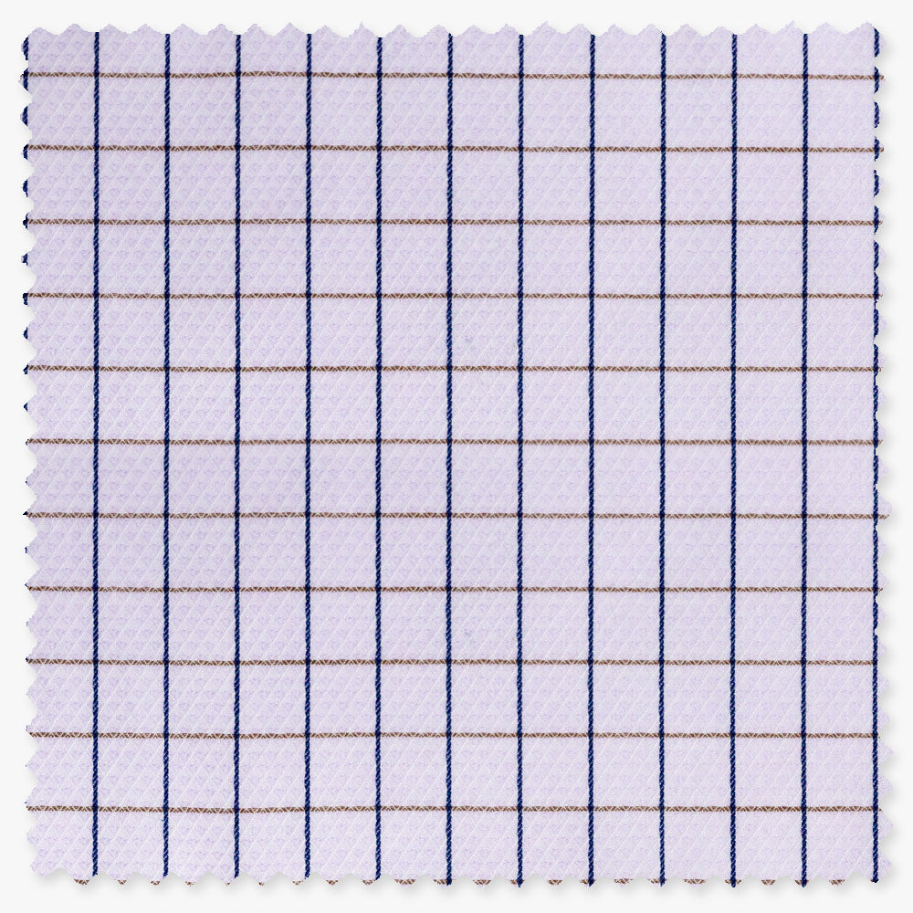 Purple Diamond Jacquard Check
